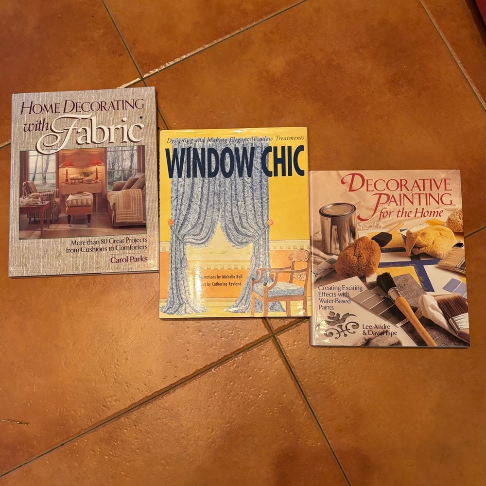 Decorative Home painting, Window chic, home decorating with fabrics Excellent
